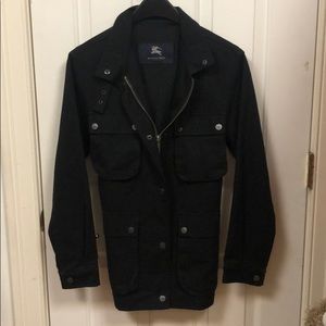 Black Burberry Coat